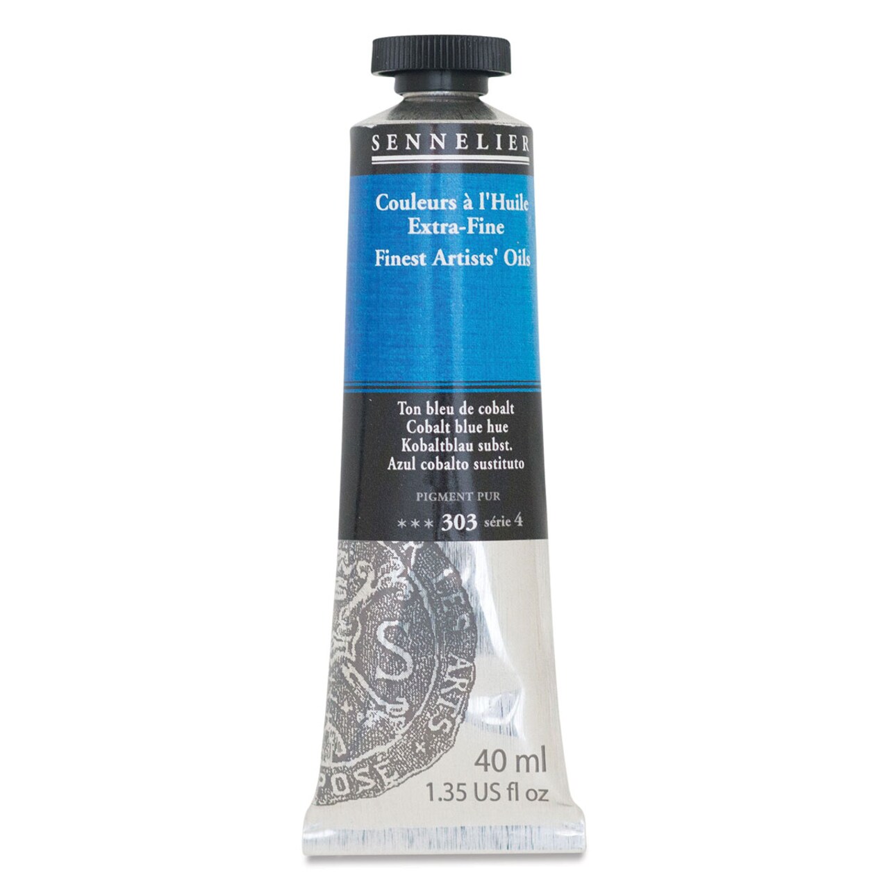 Sennelier Artists' Extra Fine Oil Paint - Cobalt Blue Hue, 40 ml tube